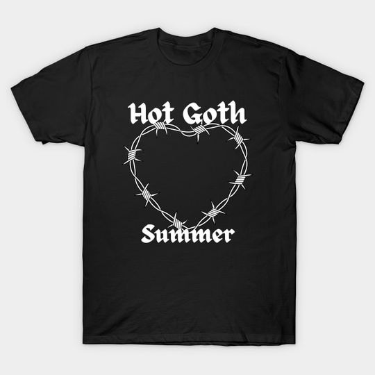 Discover Hot Goth Summer Heart - Hot Goth Summer - T-Shirt
