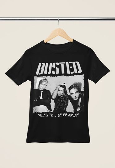 Discover Busted Band 2023 Tour T-Shirt, Perfect for Concert Nights & Music Lovers
