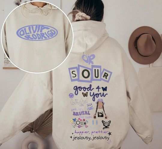 Discover Olivia Sour Tour Hoodie, Olivia Rodrigo Hoodie, Good 4 U Hoodie