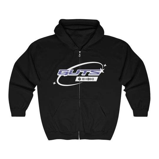 Discover Olivia Rodrigo Graphic Zip Up Hoodie GUTS Album - Olivia Rodrigo Hoodie