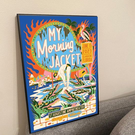 Discover 2023 My Morning Jacket St Augustine Poster