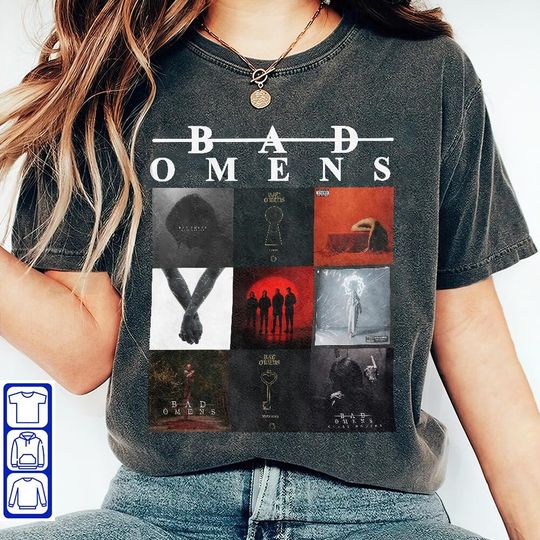 Discover Bad Omens Band Shinigami 2023 Shirt, The Concrete Jungle Tour Shirt
