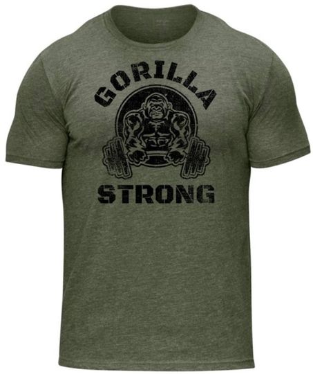 Discover GORILLA STRONG Gym Shirt, Workout Shirts, Gorilla T-Shirt