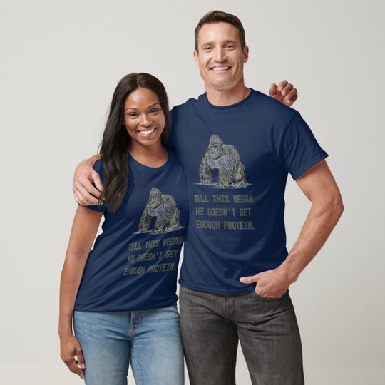 Discover TELL THIS VEGAN Funny Gorilla-Lifestyle Novelty T-Shirt