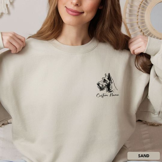 Discover Custom Dog Personalized Scottish Terrier Pullover Custom Pet Name tshirt