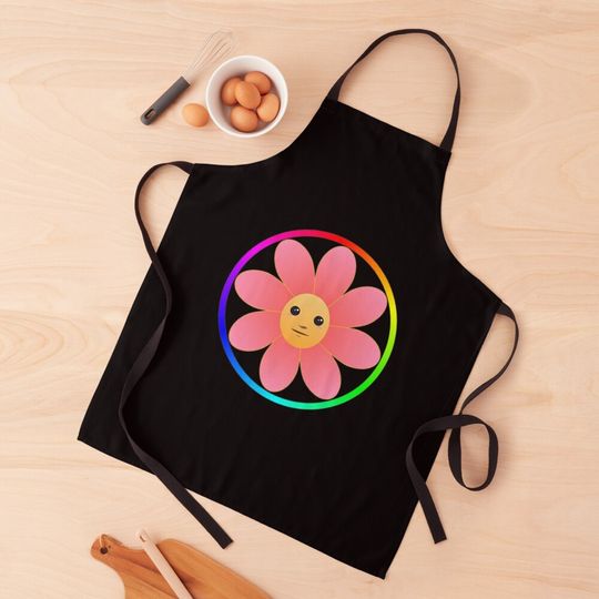 Discover Pink Flower Apron