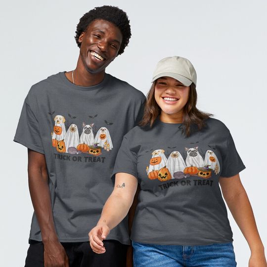 Discover Trick or Treat with the Dogs! BOO!  Classic T-Shirt