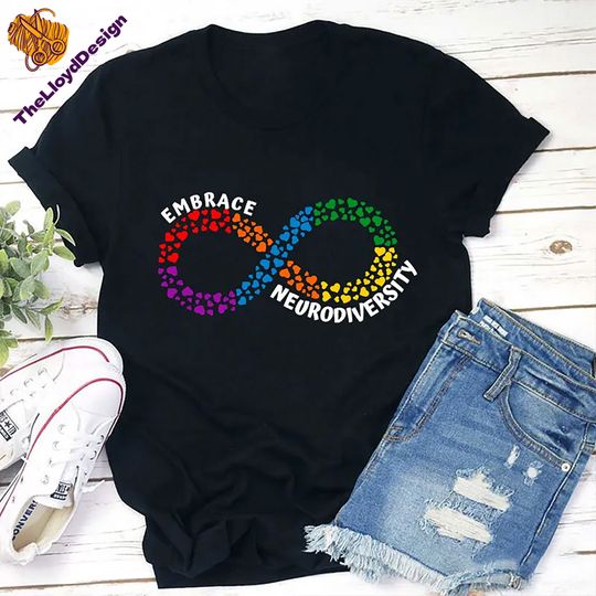 Discover Embrace Neurodiversity T-Shirt, Mental Health Shirt, NeurodiversityT-Shirt