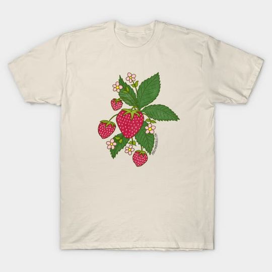 Discover Strawberry flowers - Strawberry - T-Shirt
