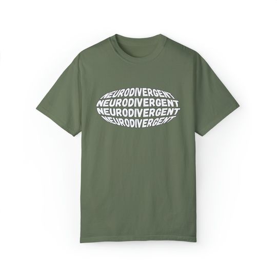 Discover Unisex 'Neurodivergent' T-shirt | ADHD Tee | Ring-Spun Cotton Shirt