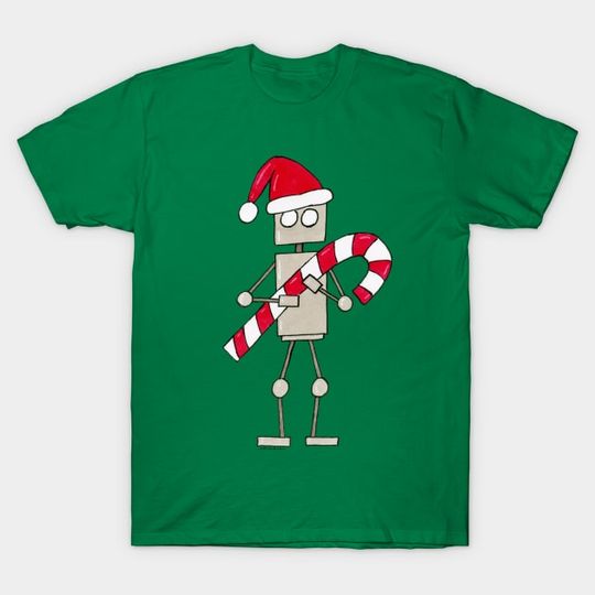 Discover CuteBots Candy Cane - Candy Cane Christmas T-Shirt