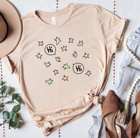 Discover Leaves Hi Hi Bubble-free Shirt, Cute LGBTQ Shirt