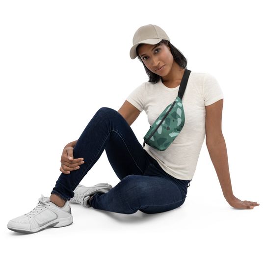 Discover Camouflage Color Fanny Pack, Military Office Fanny Pack