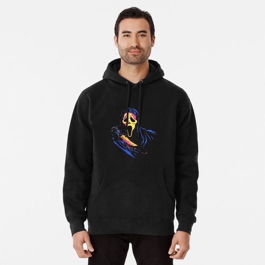 Discover Scream Ghostface Horror Movie Hoodie