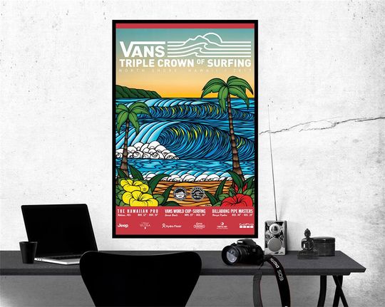 Discover Triple Crown Of Surfing North Shore Hawaii Poster
