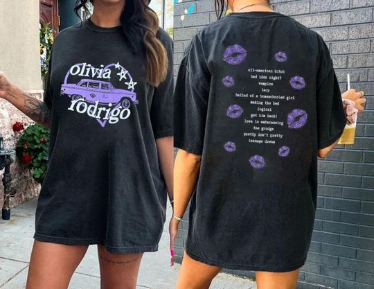 Discover GUTS album Tracklist T-shirt, Olivia Rodrigo Shirt, Good 4 U Shirt, Sour Album Shirt