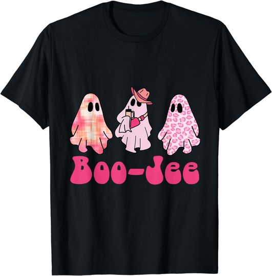 Discover Funny Fall Halloween Ghost Boujee Boo-Jee Spooky Season Cute T-Shirt