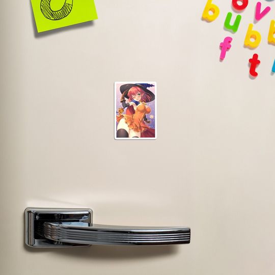 Discover Cute Halloween Witch Magnet