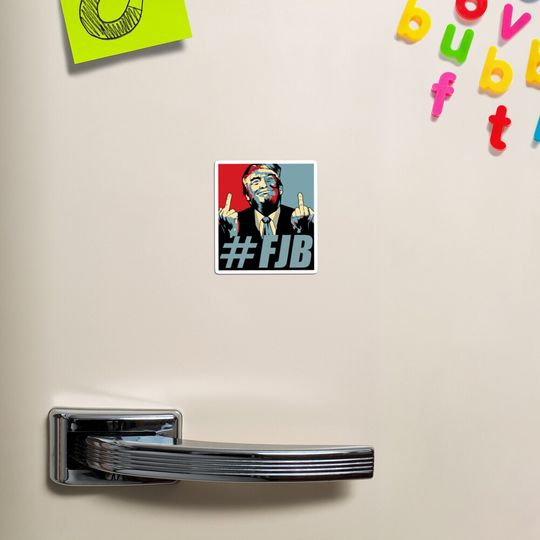 Discover Funny Donald Trump FJB Vintage Magnet