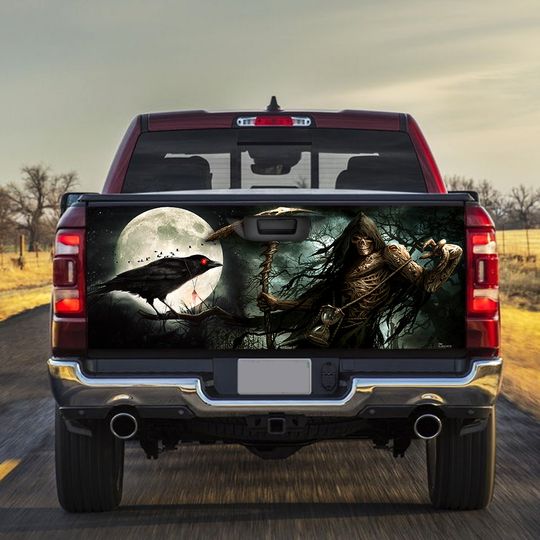 Discover Grim Reaper Truck Decal