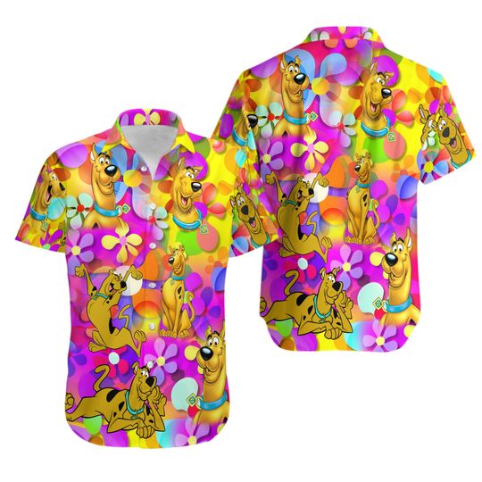 Discover Let's Dance In The Sun Scooby Doo Hawaiian Shirt