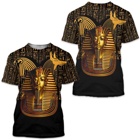 Discover Yellow Egyptian 3D T-Shirt