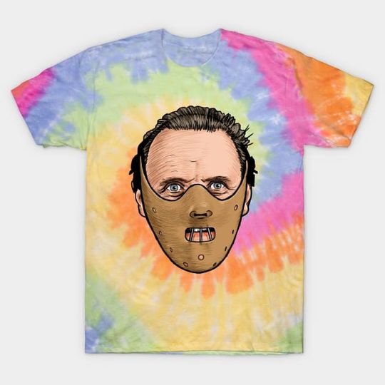 Discover Hannibal Lecter Horror Movie Tie dye T-shirt