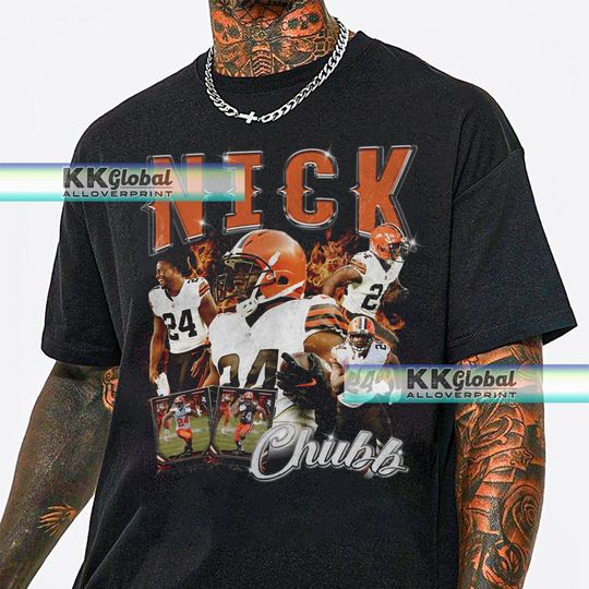 Discover Vintage 90s Graphic Style Nick Chubb Shirt, Nick Chubb shirt, American Football Shirt
