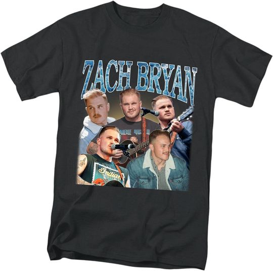 Discover Zachs Bryans T Shirt, Vintage Country Music Shirt