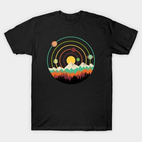 Discover Planets Landscape - Nature - T-Shirt