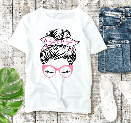 Discover Messy Bun Awareness Svg Messy Bun T-shirt