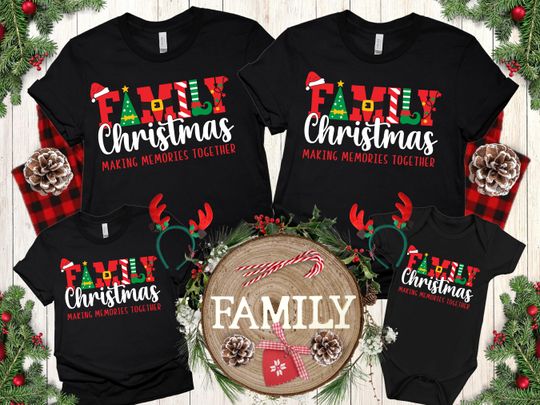 Discover Family Christmas 2023 Making Memories Together Shirts,