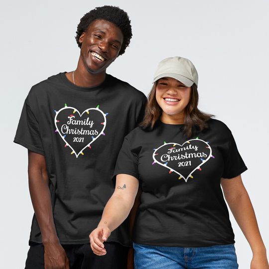 Discover Love My Family - Cute Christmas Matching T-Shirt