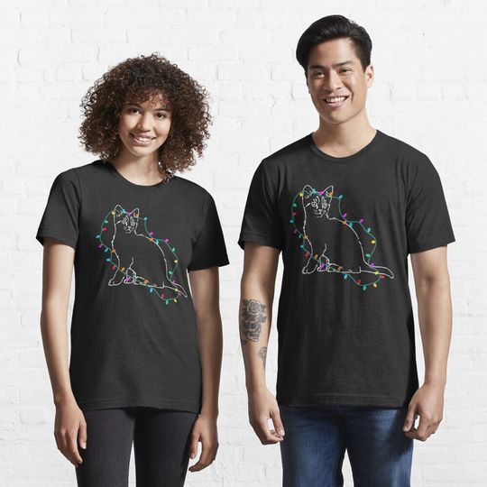 Discover Christmas Cat Essential T-Shirt
