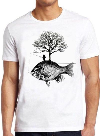 Discover Fishing Fisherman Funny Fish Sea Bream Bass Tree Cool Shirt