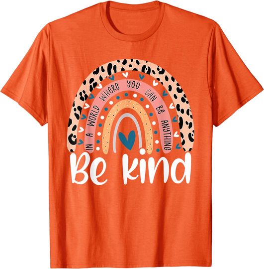 Discover Unity Day Orange Tee Anti Bullying Leopard Women Kids Girls T-Shirt