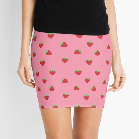 Discover Strawberry Mini Skirt