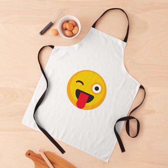 Discover Happy Emoji Apron