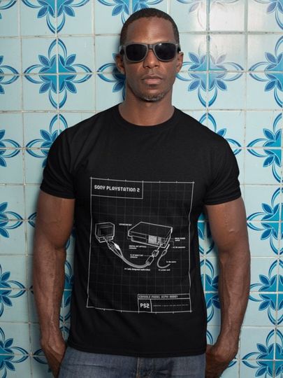 Discover PlayStation Black&White   Unisex Softstyle T-Shirt