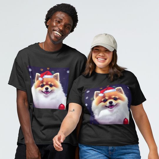 Discover Christmas Pomeranian - Perfect For Animal Lovers Classic T-Shirt