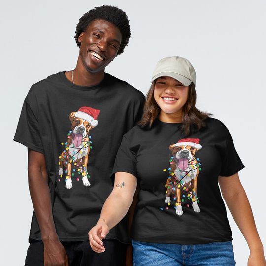 Discover Boxer Christmas - Boxer Dog Christmas Classic T-Shirt