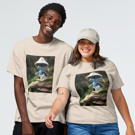 Discover Smurf Cat Meme Funny T-Shirt