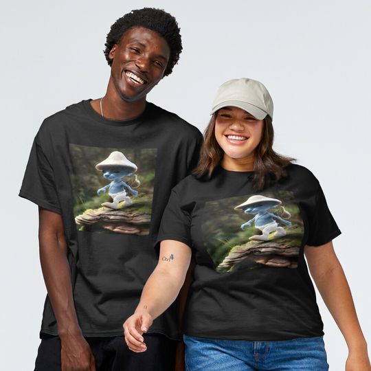 Discover Smurf Cat Meme Funny T-Shirt