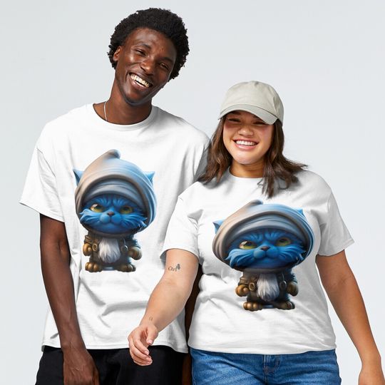 Discover Smurf Cat Meme Funny T-Shirt