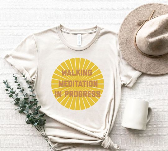 Discover Walking Meditation in Progress Shirt, I'm Meditating Shirt