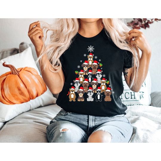 Discover Christmas Dog Tree, Christmas Dog Shirt
