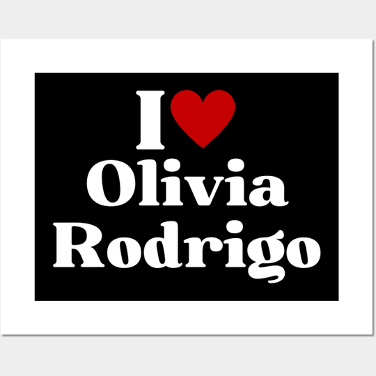Discover I love Olivia Rodrigo Guts Vampire Olivia Rodrigo Poster