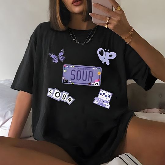 Discover Olivia Sour Tour 2023 Shirt, Rodrigo Shirt, Good 4 U Shirt, Vintage Olivia Rodrigo Shirt