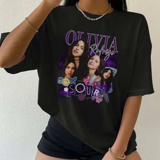 Discover Olivia Rodrigo Vintage Shirt, Olivia Rodrigo Sour Tour Shirt, A Little Bit Sour Shirt