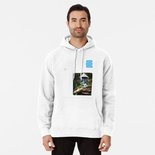Discover Smurf Cat Meme Hoodie - We Live, We Love, We Lie